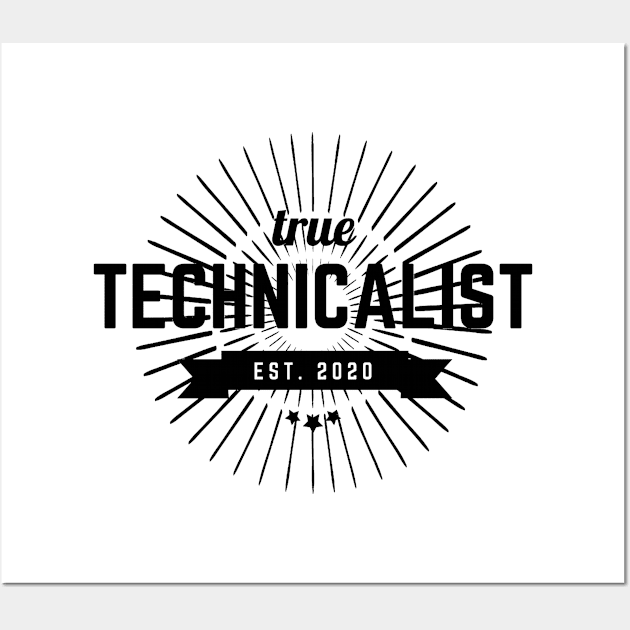 True Technicalist Wall Art by Trader Shirts